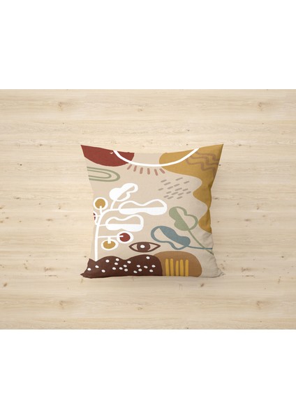 Çift Taraf Baskılı Gizli Di Özel Tasarım Süet Dokulu Kırlent Kılıfı Takımı 27 modelleri