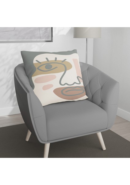 Çift Taraf Baskılı Gizli Di Özel Tasarım Süet Dokulu Kırlent Kılıfı Takımı 27 fırsatları