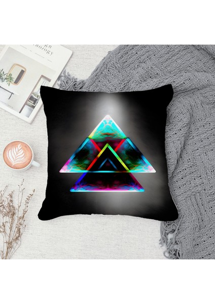 Çift Taraf Baskılı Gizli Di Özel Tasarım Süet Dokulu Kırlent Kılıfı Takımı 116