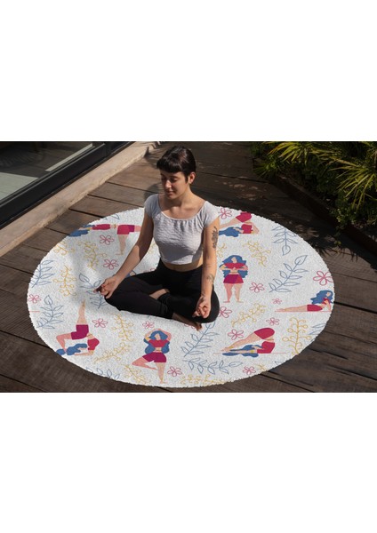Yoga, Meditasyon,burçlar ve Mandala Temalı, Meditasyon Halısı 52
