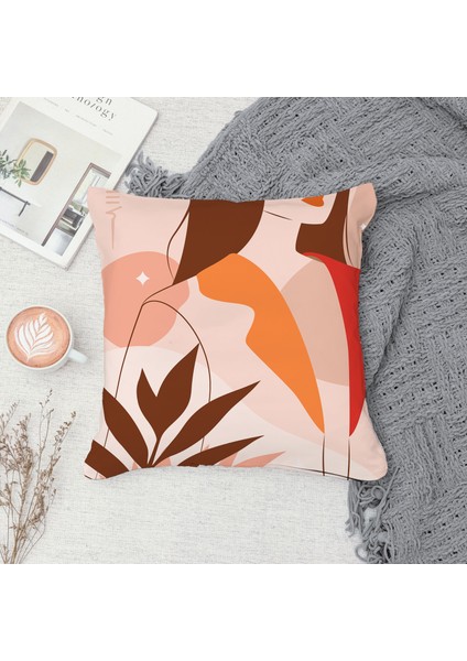 Çift Taraf Baskılı Gizli Di Özel Tasarım Süet Dokulu Kırlent Kılıfı Takımı 56