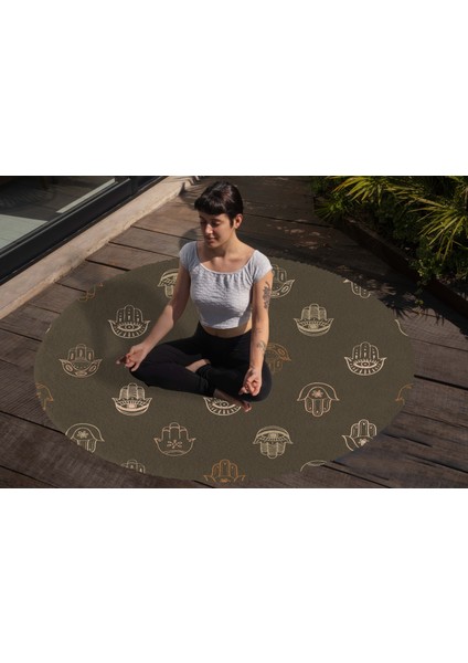 Yoga, Meditasyon,burçlar ve Mandala Temalı, Meditasyon Halısı 14