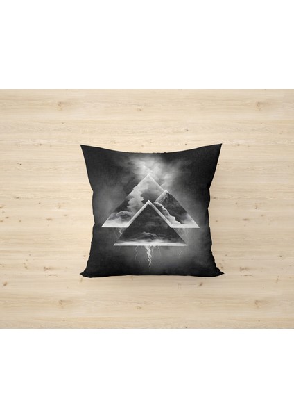 Çift Taraf Baskılı Gizli Di Özel Tasarım Süet Dokulu Kırlent Kılıfı Takımı 88 modelleri