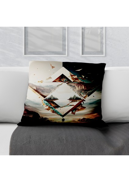 Çift Taraf Baskılı Gizli Di Özel Tasarım Süet Dokulu Kırlent Kılıfı Takımı 90 fiyatları