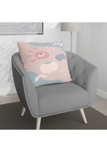 Çift Taraf Baskılı Gizli Di Özel Tasarım Süet Dokulu Kırlent Kılıfı Takımı 90 fırsatları