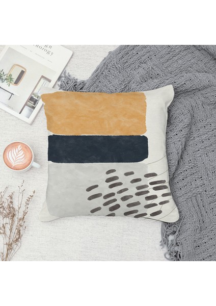 Çift Taraf Baskılı Gizli Di Özel Tasarım Süet Dokulu Kırlent Kılıfı Takımı 229