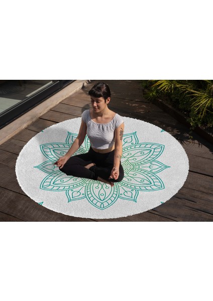 Yoga, Meditasyon,burçlar ve Mandala Temalı, Meditasyon Halısı 69