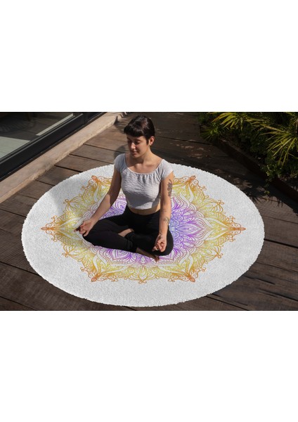 Yoga, Meditasyon,burçlar ve Mandala Temalı, Meditasyon Halısı 70