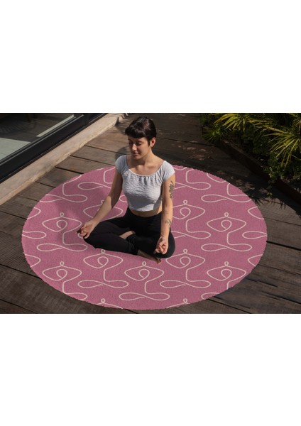 Yoga, Meditasyon,burçlar ve Mandala Temalı, Meditasyon Halısı 53