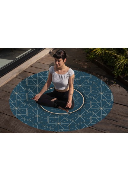 Yoga, Meditasyon,burçlar ve Mandala Temalı, Meditasyon Halısı 117