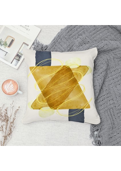 Çift Taraf Baskılı Gizli Di Özel Tasarım Süet Dokulu Kırlent Kılıfı Takımı 263