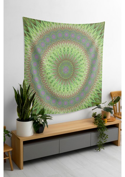 Bohem,yoga, Meditasyon,burçlar ve Mandala Temalı, Duvar Örtüsü 5