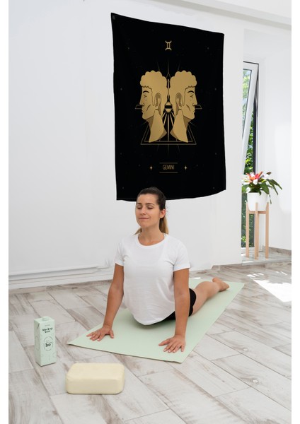 Bohem,yoga, Meditasyon,burçlar ve Mandala Temalı, Duvar Örtüsü 9999