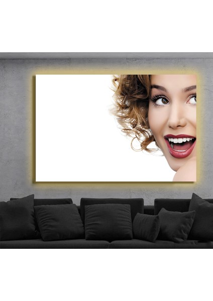 LED Işıklı Kanvas Tablo, 3D Dekoratif Baskılı Tablo Yapay Zeka Destekli Modern Tasarımlar 162