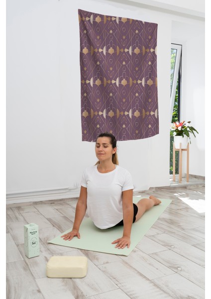 Bohem,yoga, Meditasyon,burçlar ve Mandala Temalı, Duvar Örtüsü 102