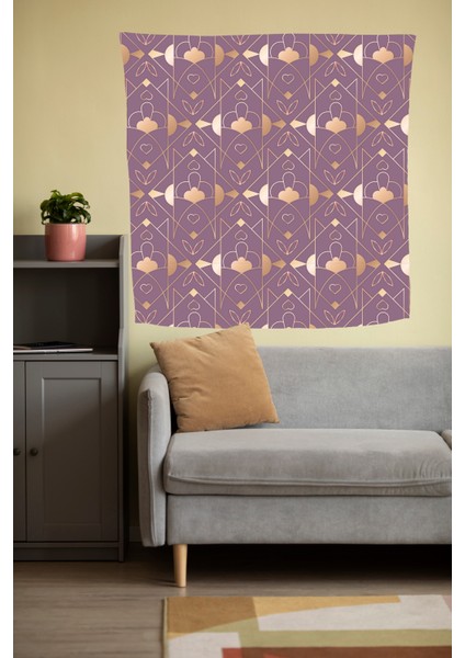 Bohem,yoga, Meditasyon,burçlar ve Mandala Temalı, Duvar Örtüsü 102