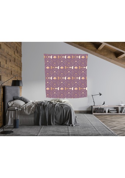 Bohem,yoga, Meditasyon,burçlar ve Mandala Temalı, Duvar Örtüsü 102