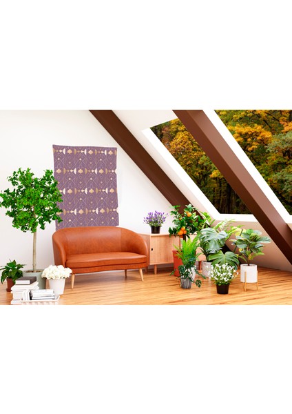 Bohem,yoga, Meditasyon,burçlar ve Mandala Temalı, Duvar Örtüsü 102