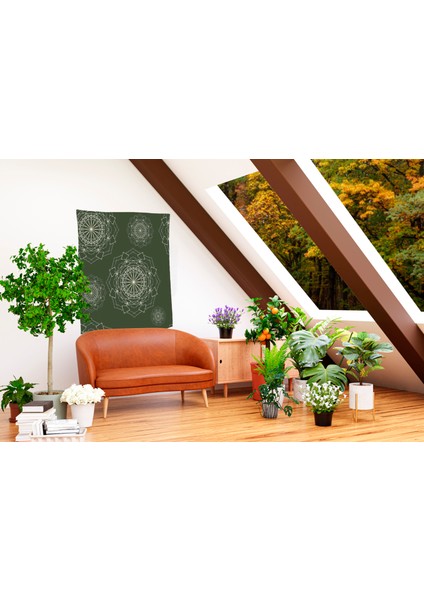 Bohem,yoga, Meditasyon,burçlar ve Mandala Temalı, Duvar Örtüsü 20