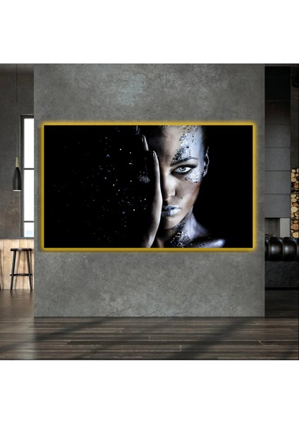 LED Işıklı Kanvas Tablo, 3D Dekoratif Baskılı Tablo Yapay Zeka Destekli Modern Tasarımlar 126
