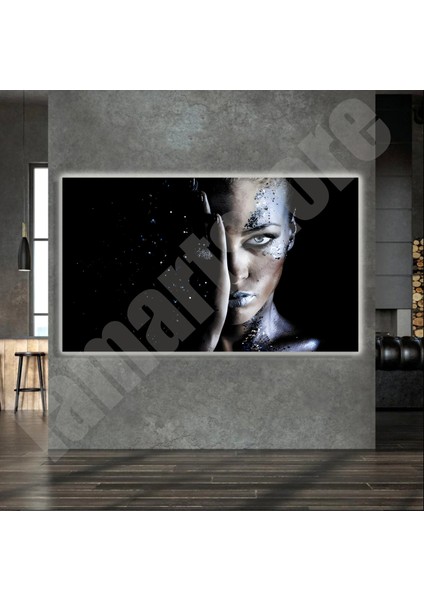 LED Işıklı Kanvas Tablo, 3D Dekoratif Baskılı Tablo Yapay Zeka Destekli Modern Tasarımlar 126