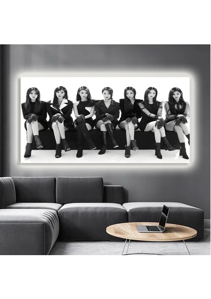LED Işıklı Kanvas Tablo, 3D Dekoratif Baskılı Tablo Yapay Zeka Destekli Modern Tasarımlar 107