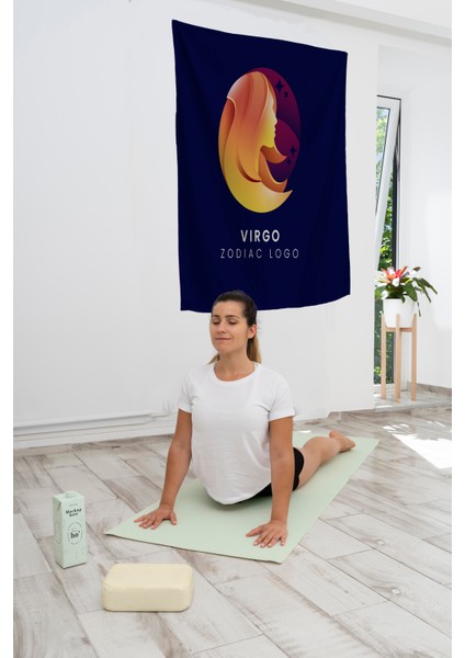 Bohem,yoga, Meditasyon,burçlar ve Mandala Temalı, Duvar Örtüsü 106