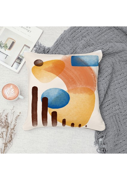 Çift Taraf Baskılı Gizli Di Özel Tasarım Süet Dokulu Kırlent Kılıfı Takımı 261