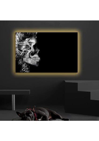 LED Işıklı Kanvas Tablo, 3D Dekoratif Baskılı Tablo Yapay Zeka Destekli Modern Tasarımlar 273