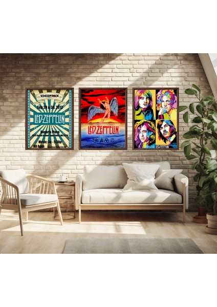 Modern Tarz Mdf Plastik Çerçeveli 3'lu Dekoratif Tablo 187 modelleri