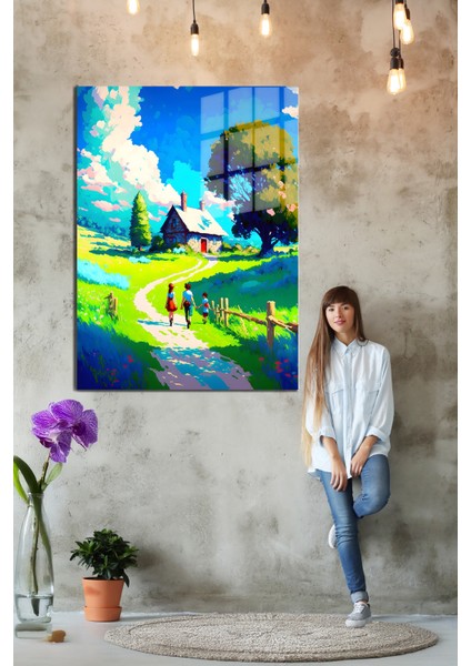 Doğa, Manzara 3D Dekoratif Bask Cam Tablo 46 fırsatları