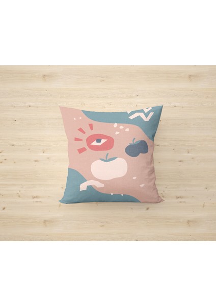 Çift Taraf Baskılı Gizli Di Özel Tasarım Süet Dokulu Kırlent Kılıfı Takımı 65 modelleri