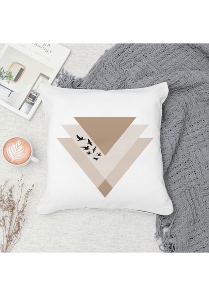 Çift Taraf Baskılı Gizli Di Özel Tasarım Süet Dokulu Kırlent Kılıfı Takımı 158