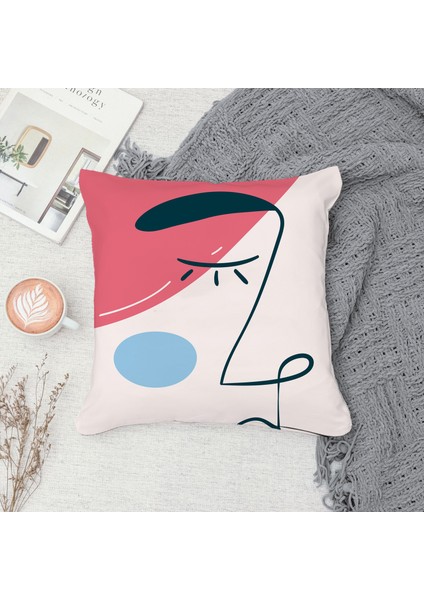 Çift Taraf Baskılı Gizli Di Özel Tasarım Süet Dokulu Kırlent Kılıfı Takımı 175