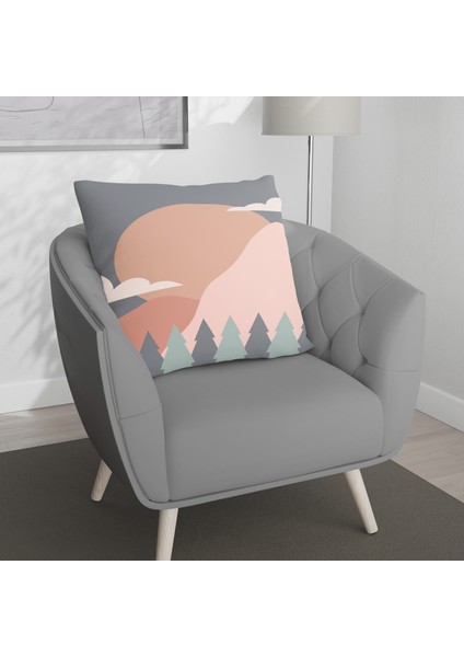 Çift Taraf Baskılı Gizli Di Özel Tasarım Süet Dokulu Kırlent Kılıfı Takımı 206 fırsatları