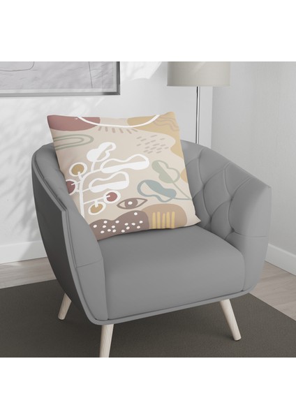 Çift Taraf Baskılı Gizli Di Özel Tasarım Süet Dokulu Kırlent Kılıfı Takımı 52 fırsatları