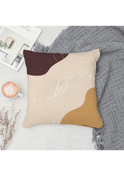 Çift Taraf Baskılı Gizli Di Özel Tasarım Süet Dokulu Kırlent Kılıfı Takımı 58