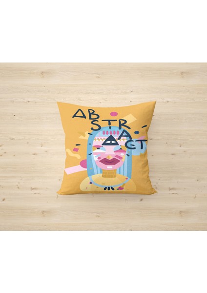 Çift Taraf Baskılı Gizli Di Özel Tasarım Süet Dokulu Kırlent Kılıfı Takımı 06 modelleri