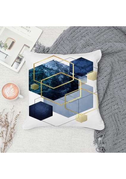 Çift Taraf Baskılı Gizli Di Özel Tasarım Süet Dokulu Kırlent Kılıfı Takımı 153