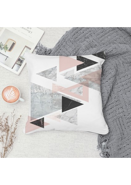 Çift Taraf Baskılı Gizli Di Özel Tasarım Süet Dokulu Kırlent Kılıfı Takımı 133