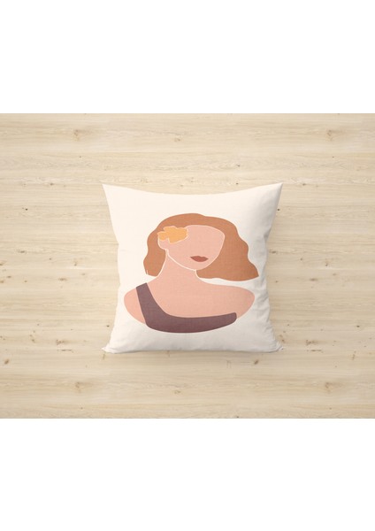 Çift Taraf Baskılı Gizli Di Özel Tasarım Süet Dokulu Kırlent Kılıfı Takımı 269 modelleri