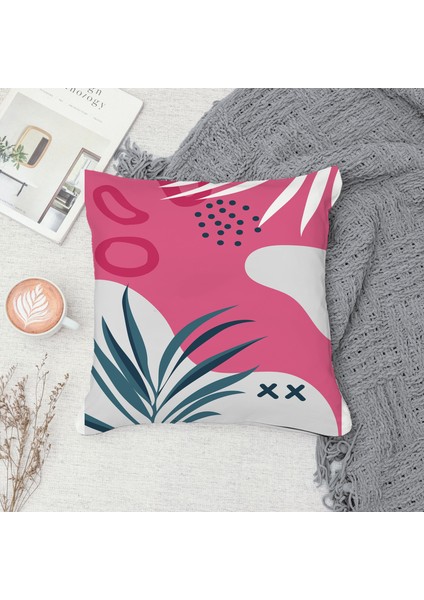 Çift Taraf Baskılı Gizli Di Özel Tasarım Süet Dokulu Kırlent Kılıfı Takımı 60