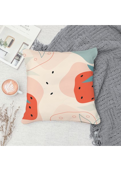 Çift Taraf Baskılı Gizli Di Özel Tasarım Süet Dokulu Kırlent Kılıfı Takımı 10