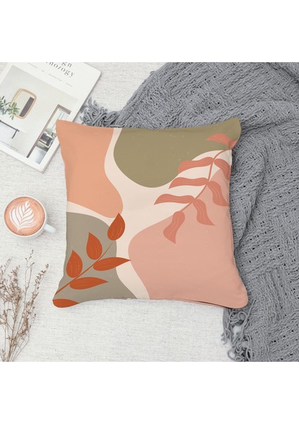 Çift Taraf Baskılı Gizli Di Özel Tasarım Süet Dokulu Kırlent Kılıfı Takımı 46