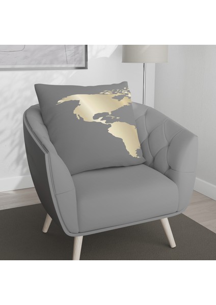 Çift Taraf Baskılı Gizli Di Özel Tasarım Süet Dokulu Kırlent Kılıfı Takımı 46 fırsatları