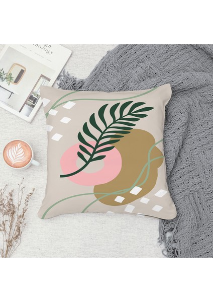 Çift Taraf Baskılı Gizli Di Özel Tasarım Süet Dokulu Kırlent Kılıfı Takımı 33