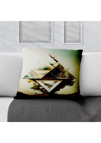 Çift Taraf Baskılı Gizli Di Özel Tasarım Süet Dokulu Kırlent Kılıfı Takımı 110 fiyatları