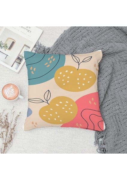 Çift Taraf Baskılı Gizli Di Özel Tasarım Süet Dokulu Kırlent Kılıfı Takımı 207