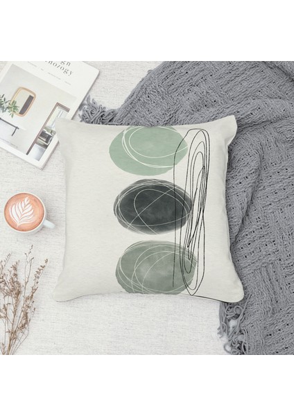 Çift Taraf Baskılı Gizli Di Özel Tasarım Süet Dokulu Kırlent Kılıfı Takımı 231