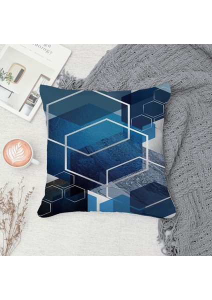 Çift Taraf Baskılı Gizli Di Özel Tasarım Süet Dokulu Kırlent Kılıfı Takımı 294